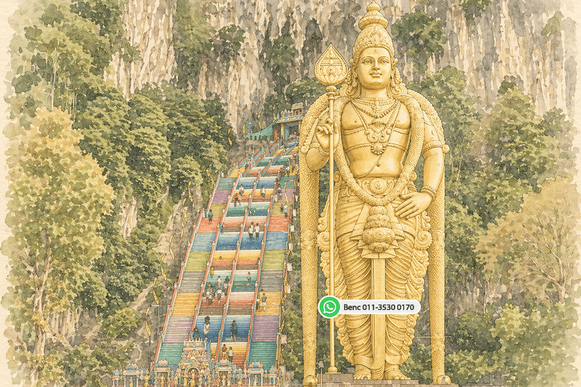 Selangor landmark and city scene in Malaysia
