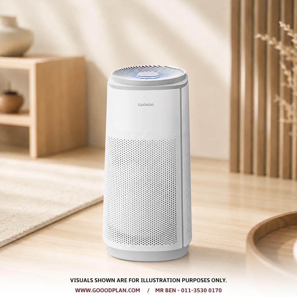 CUCKOO K Model air purifier 360-degree design close-up