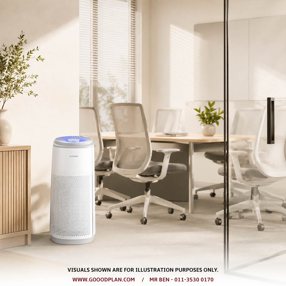CUCKOO K Model air purifier for a medium office in Malaysia
