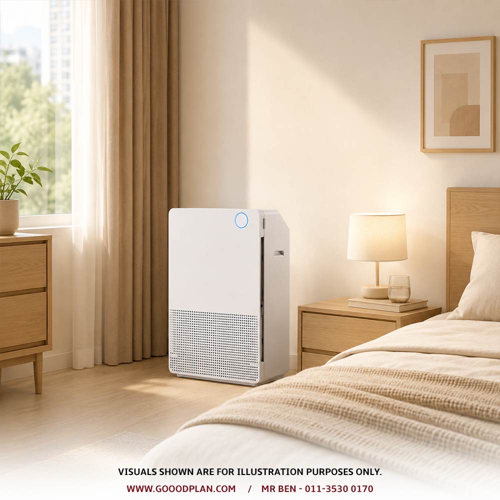 CUCKOO L Model air purifier for a bedroom in Malaysia