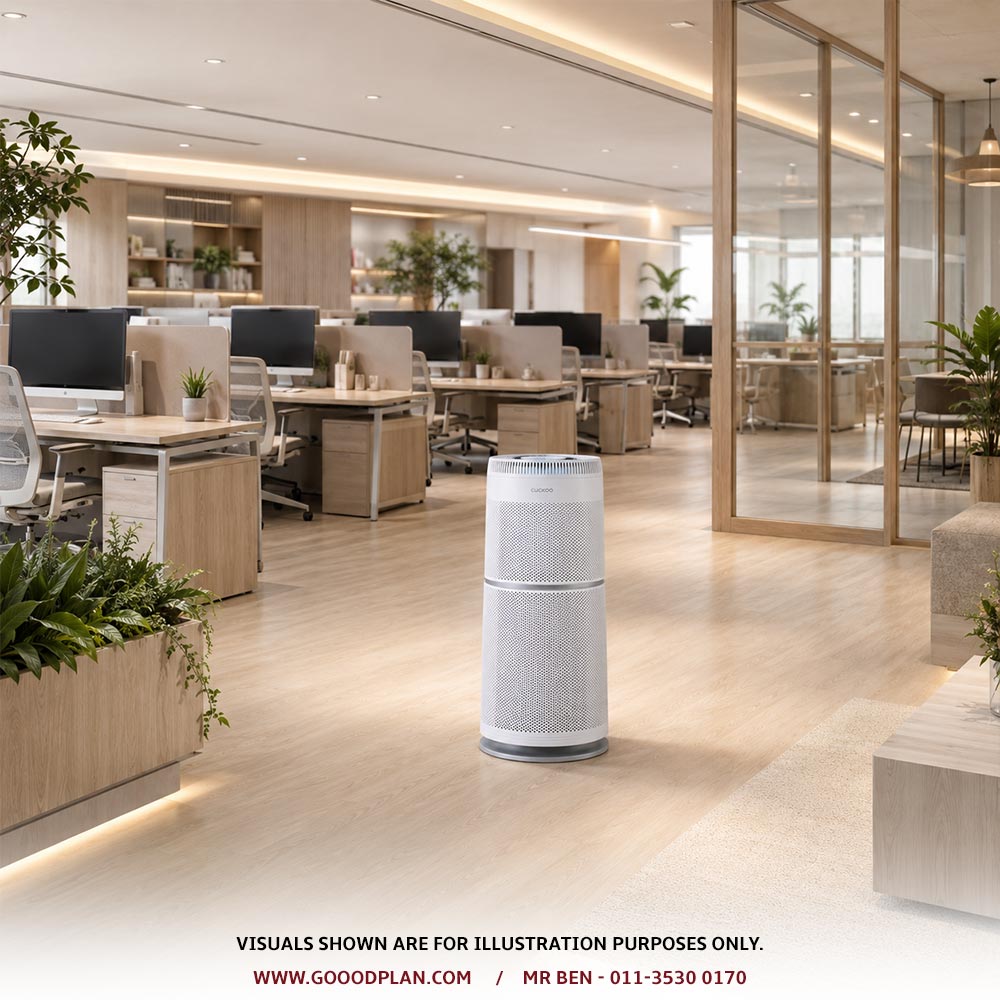 CUCKOO U Model air purifier in a large commercial office in Malaysia